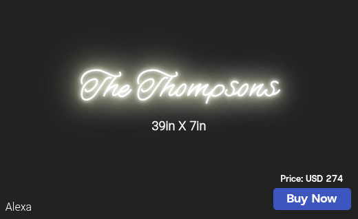 CUSTOM NEON SIGN FOR Tori Gaskins