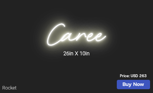 CUSTOM NEON SIGN FOR Careecoon0225