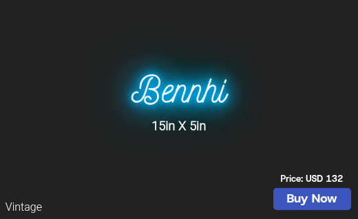 CUSTOM NEON SIGN FOR Nhiluu6164