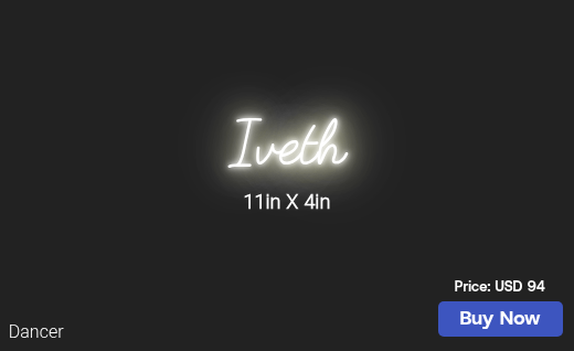 CUSTOM NEON SIGN FOR Silviar8008
