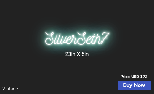 CUSTOM NEON SIGN FOR C Bennett199962