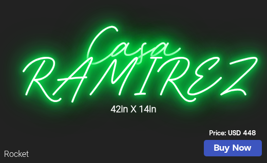 CUSTOM NEON SIGN FOR Larramirez3