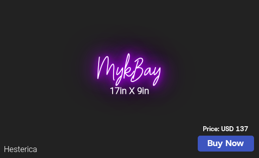 CUSTOM NEON SIGN FOR Vizionfolyfe