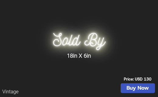 CUSTOM NEON SIGN FOR KDMAX1959