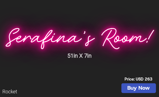 CUSTOM NEON SIGN FOR Sarah Miller2116