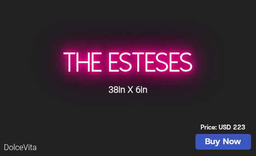 CUSTOM NEON SIGN FOR Jennyestes