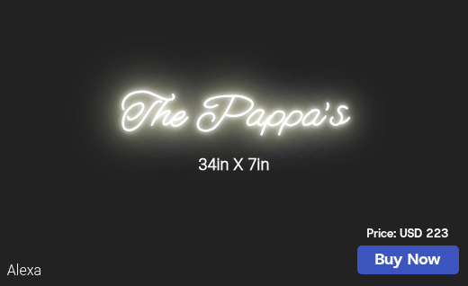 CUSTOM NEON SIGN FOR Mattpappa