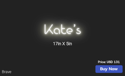 CUSTOM NEON SIGN FOR Bujakic