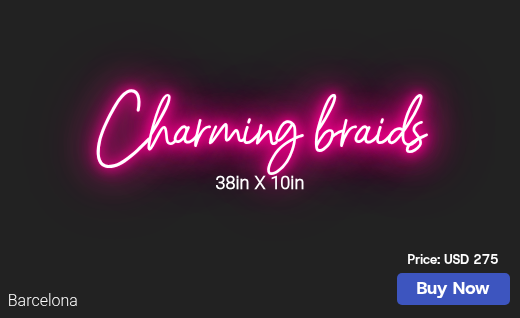 CUSTOM NEON SIGN FOR Eross4568