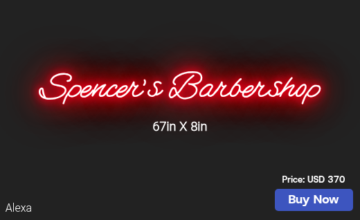CUSTOM NEON SIGN FOR Schmokerobert