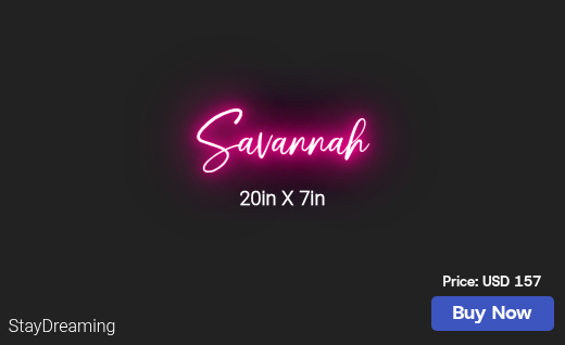 CUSTOM NEON SIGN FOR Robin Caldwell