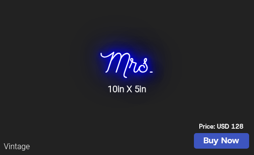 CUSTOM NEON SIGN FOR Dbarrett