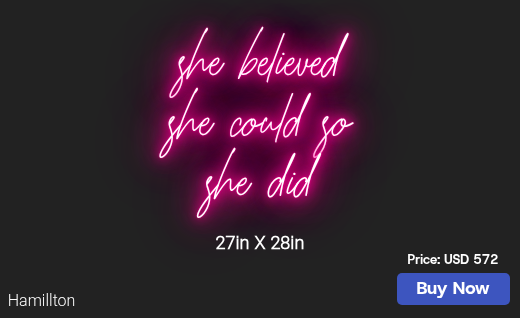 CUSTOM NEON SIGN FOR Debbie Morales