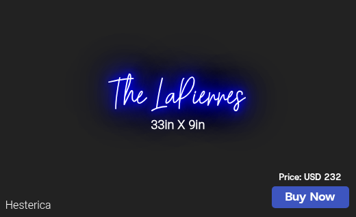 CUSTOM NEON SIGN FOR Brianlapierre144