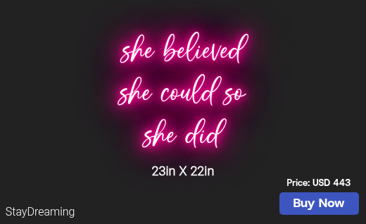 CUSTOM NEON SIGN FOR Debbie Morales