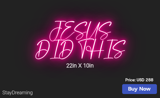 CUSTOM NEON SIGN FOR Pyt1999