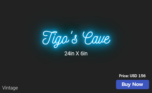 CUSTOM NEON SIGN FOR Gantigo01