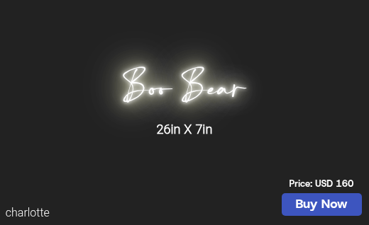 CUSTOM NEON SIGN FOR Bettybradburn81