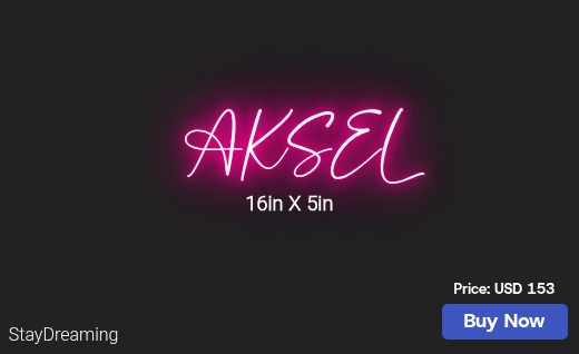 CUSTOM NEON SIGN FOR Klavuhn