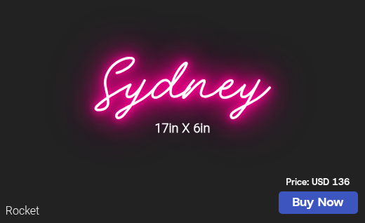 CUSTOM NEON SIGN FOR Brendabpeterson