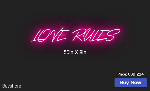 CUSTOM NEON SIGN FOR Aminkovsky00