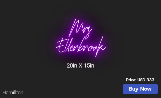 CUSTOM NEON SIGN FOR Revlouellerbrook