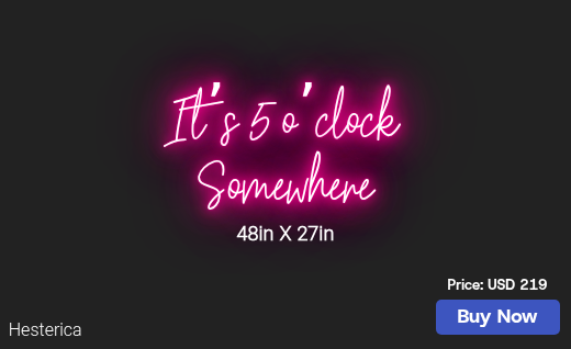 CUSTOM NEON SIGN FOR Danielle Pingel