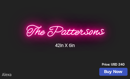 CUSTOM NEON SIGN FOR Ejbenson7