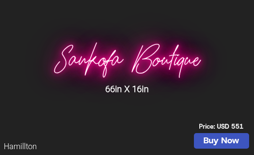 CUSTOM NEON SIGN FOR Designer6