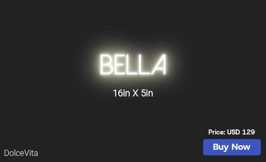 CUSTOM NEON SIGN FOR Julietogias