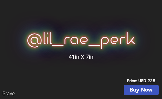 CUSTOM NEON SIGN FOR Raelynnperkins10