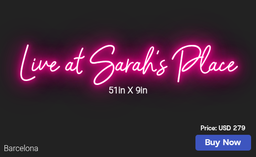 CUSTOM NEON SIGN FOR Ptrelc