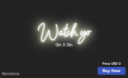 CUSTOM NEON SIGN FOR Ur