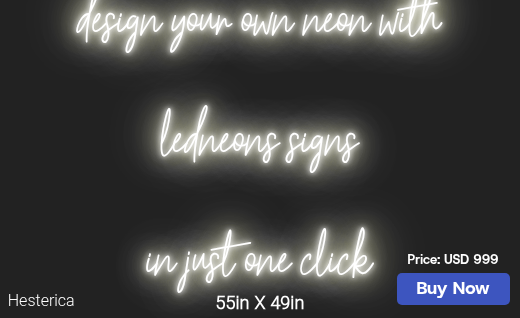 CUSTOM NEON SIGN FOR Khizra Farrukh