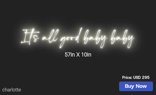 CUSTOM NEON SIGN FOR Liteskinlady162