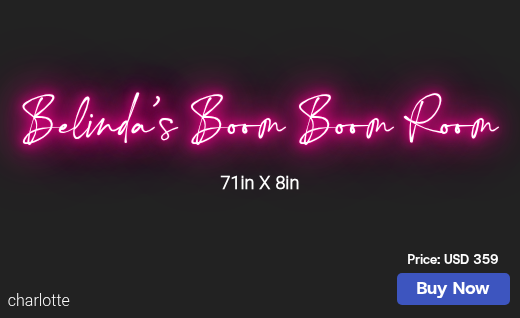 CUSTOM NEON SIGN FOR Poppydeelite