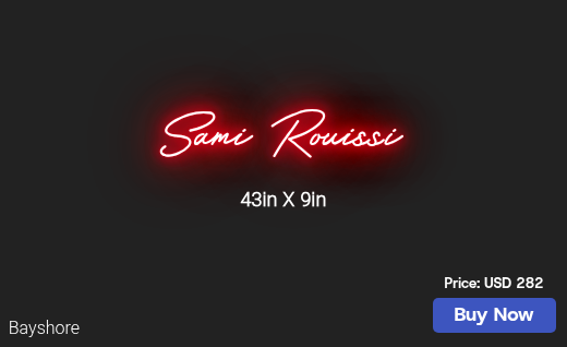 CUSTOM NEON SIGN FOR Smithnotes805