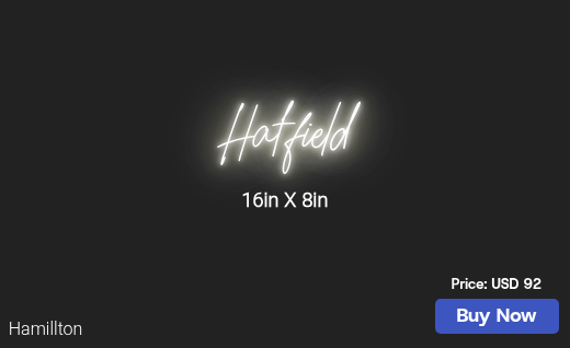 CUSTOM NEON SIGN FOR Jodeehatfield