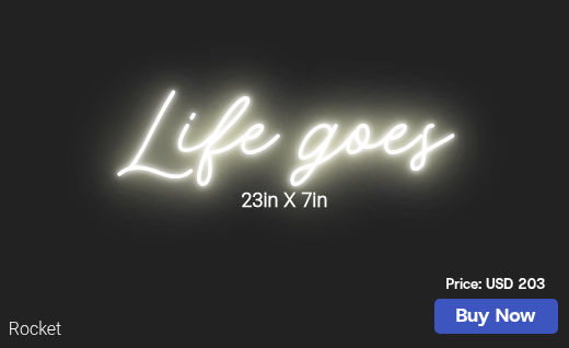 CUSTOM NEON SIGN FOR Vettfan1