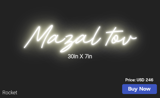 CUSTOM NEON SIGN FOR Sgdersho