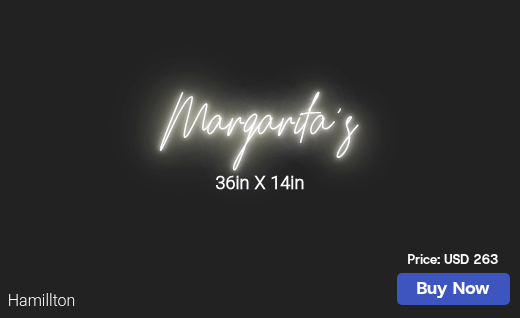 CUSTOM NEON SIGN FOR Sales