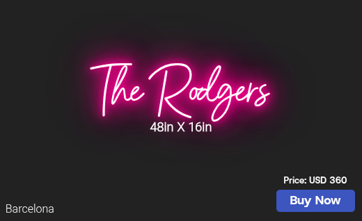 CUSTOM NEON SIGN FOR Drodge11