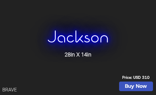 CUSTOM NEON SIGN FOR Jscalf97