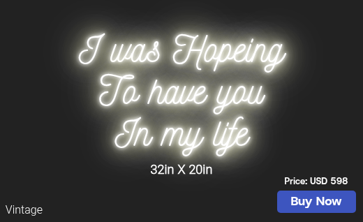 CUSTOM NEON SIGN FOR Likerosezeehameed