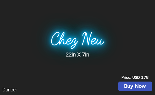 CUSTOM NEON SIGN FOR Ctneub