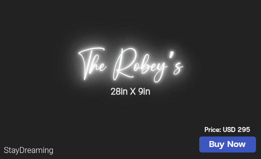 CUSTOM NEON SIGN FOR Maddygirl8