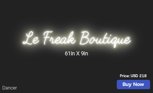 CUSTOM NEON SIGN FOR Ybtess