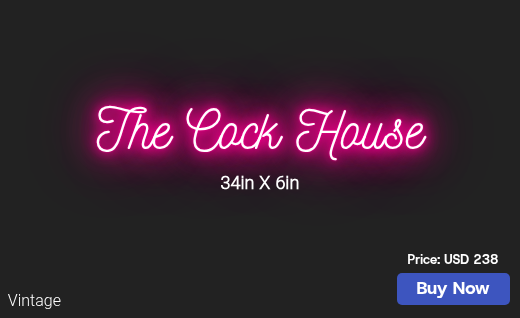 CUSTOM NEON SIGN FOR Aircraftdown