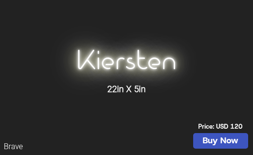 CUSTOM NEON SIGN FOR Rtanner1