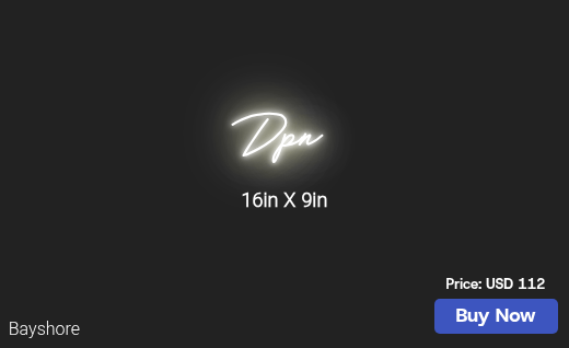 CUSTOM NEON SIGN FOR Rsdbrown28